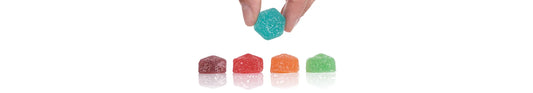 Assorted THCa gummies from Kandy Boy—lab-tested, hemp-derived edibles designed for mood, focus, and a smoother legal THC experience