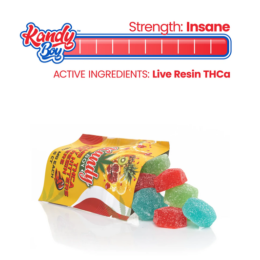 750mg Live Resin THCa Gummies | Heavy Hitter Edibles with Flavor
