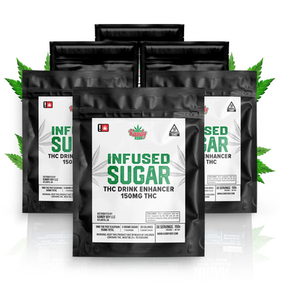 THC Infused Sugar | 6-Bundle Pack | 900mg D9 THC