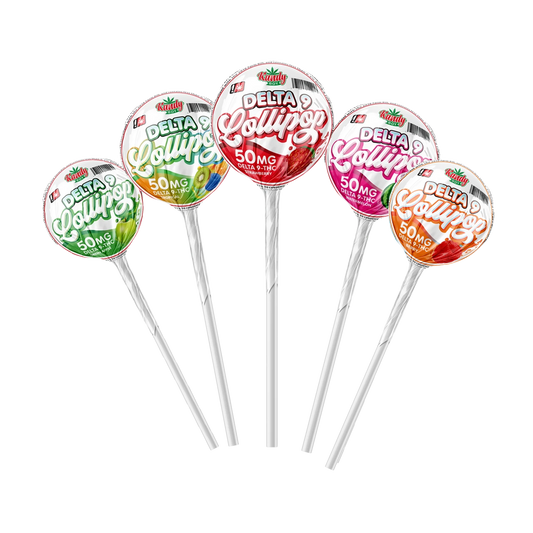 Delta 9 THC Lollipops | 5-Pack Bundle | Mixed Flavors | 250mg Delta 9 THC