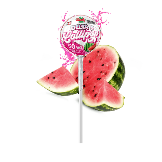 Delta 9 THC Lollipops | 50mg | Watermelon