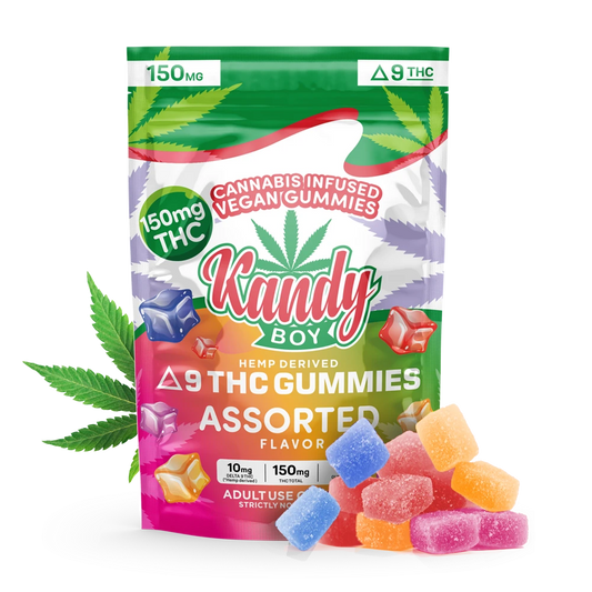 Vegan THC Gummies | Assorted Flavor | Delta 9 | 10-Count | 150mg