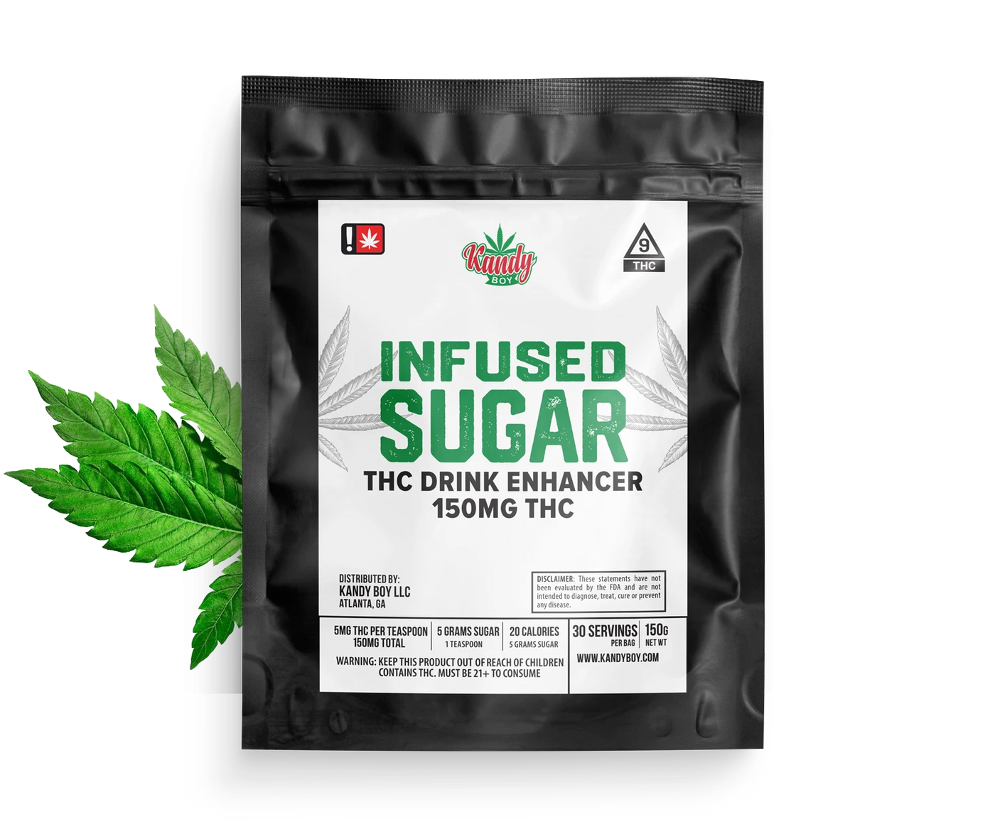 THC Infused Sugar | 6-Bundle Pack | 900mg D9 THC