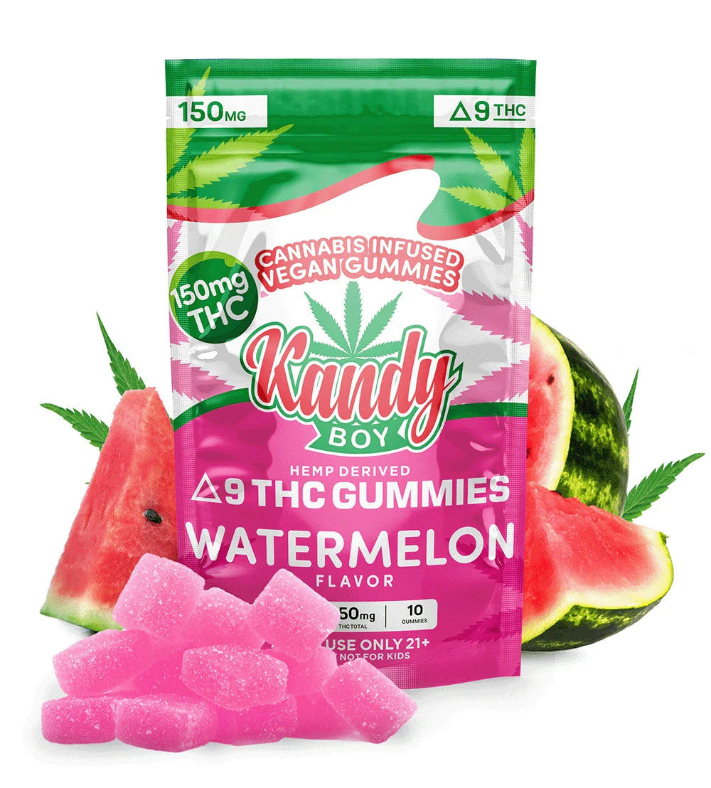 Watermelon Delta 9 THC Gummies | 10-Count | 150mg